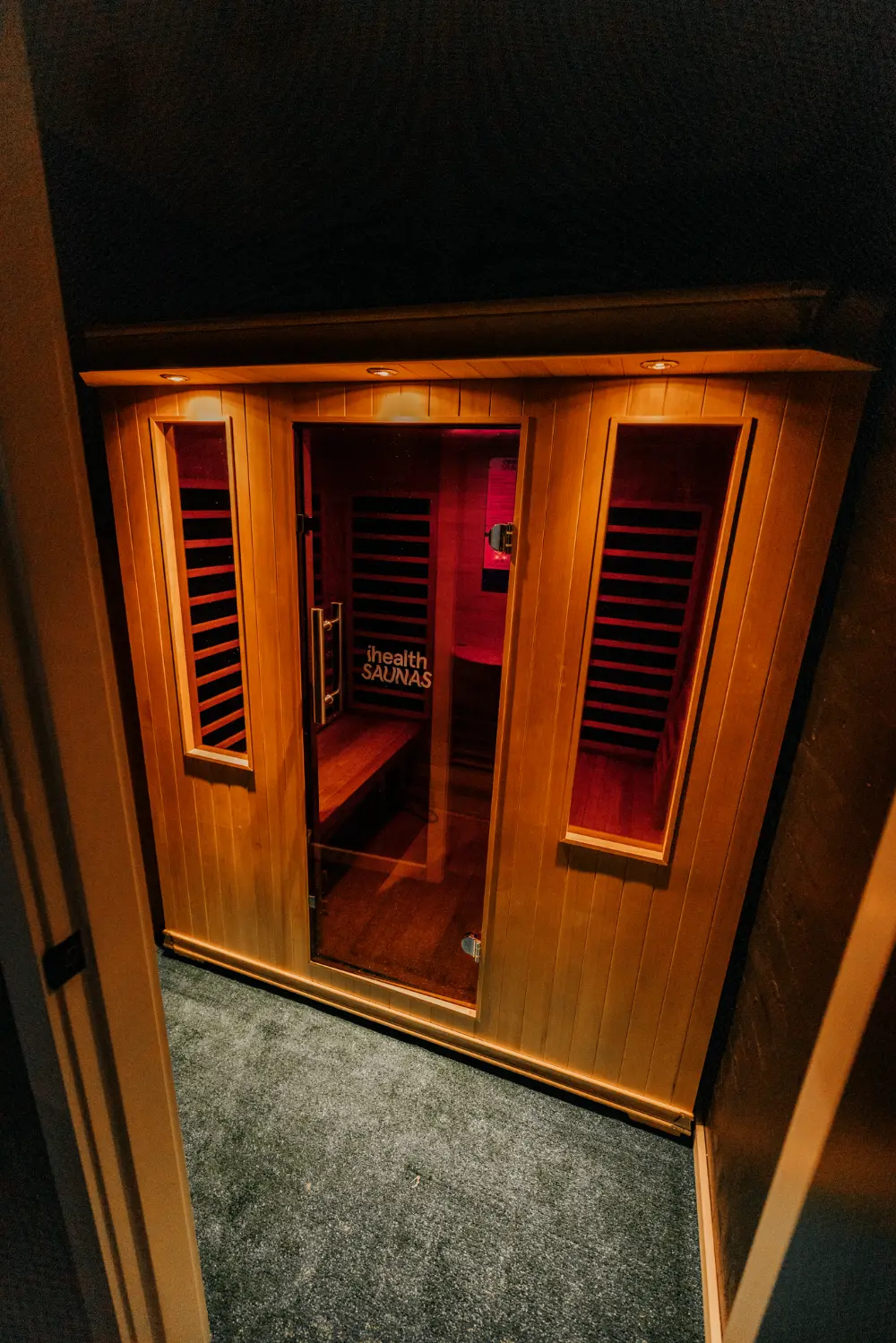 The private infrared sauna at BCHP